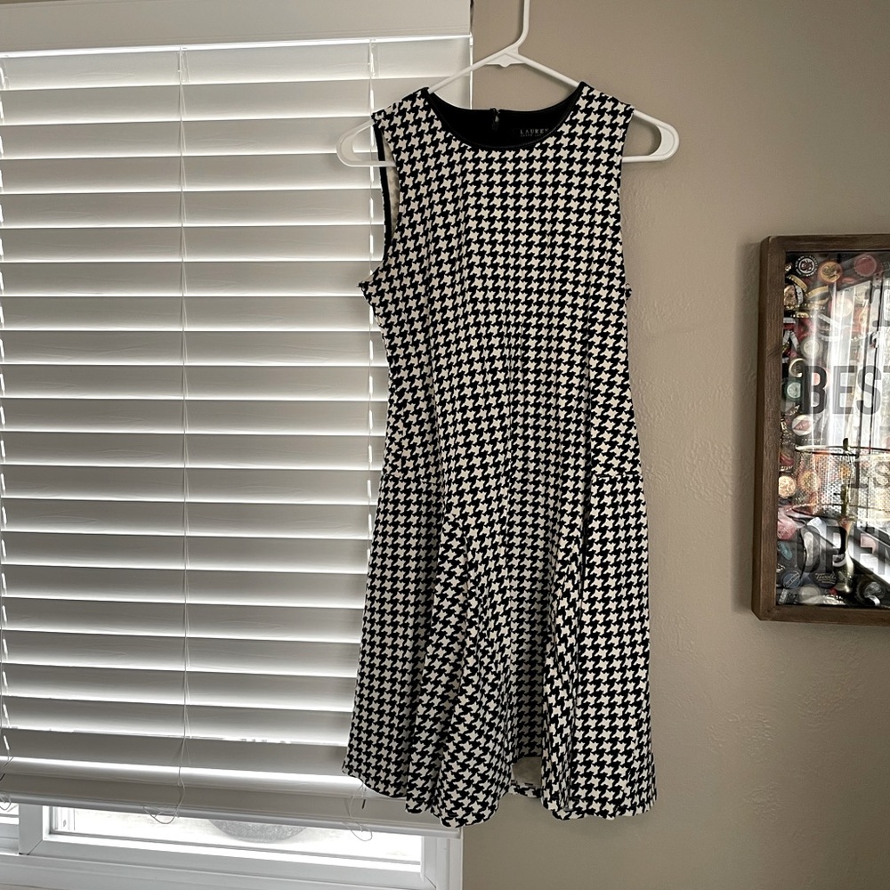 Ralph Lauren houndstooth dress